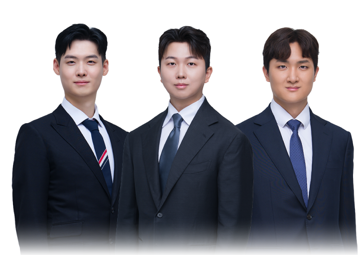 긴급 형사 사건을 직접 상담하는 세 명의 변호사